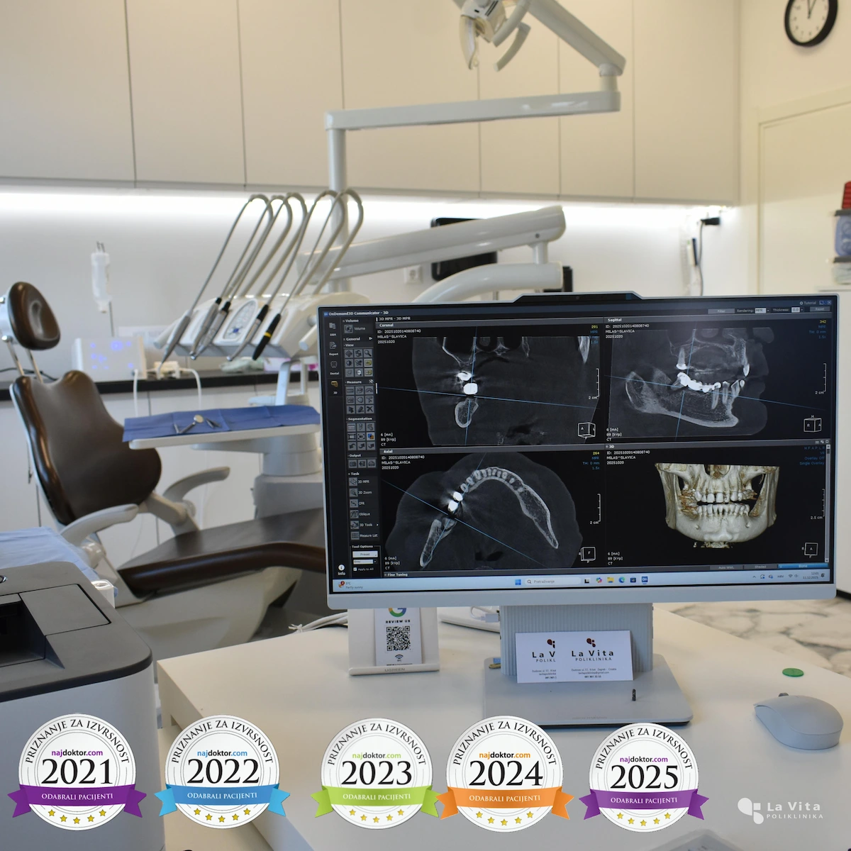 Dentalna medicina, implantologija i protetika u Poliklinici La Vita Zagreb