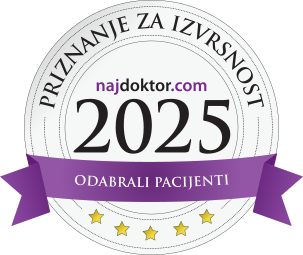 Najdoktor 2025 priznanje za izvrsnost prema izboru pacijenata - Poliklinika La Vita Zagreb