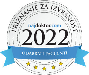 Najdoktor 2022 priznanje za izvrsnost prema izboru pacijenata - Poliklinika La Vita Zagreb